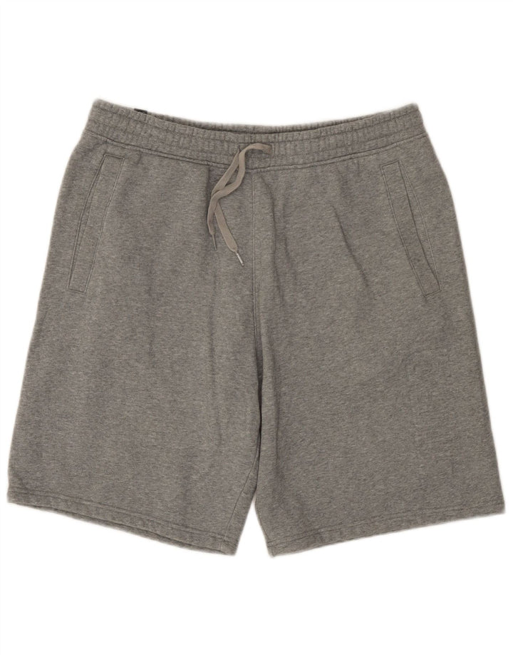 Shorts esportivos masculinos Puma grande algodão cinza