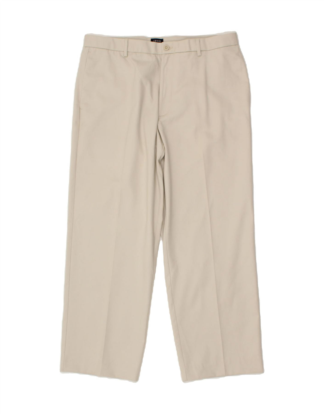IZOD Mens Straight Chino Trousers W38 L32 Beige Cotton Vintage Izod and Second-Hand Izod from Messina Hembry 