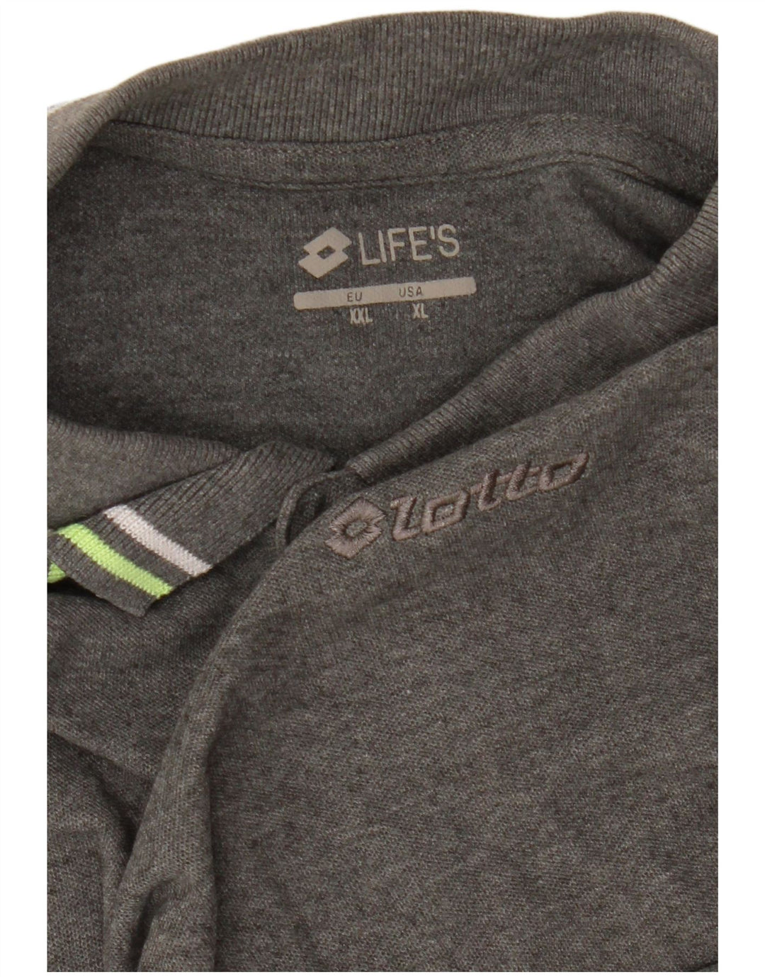 Camisa polo masculina LOTTO XL cinza