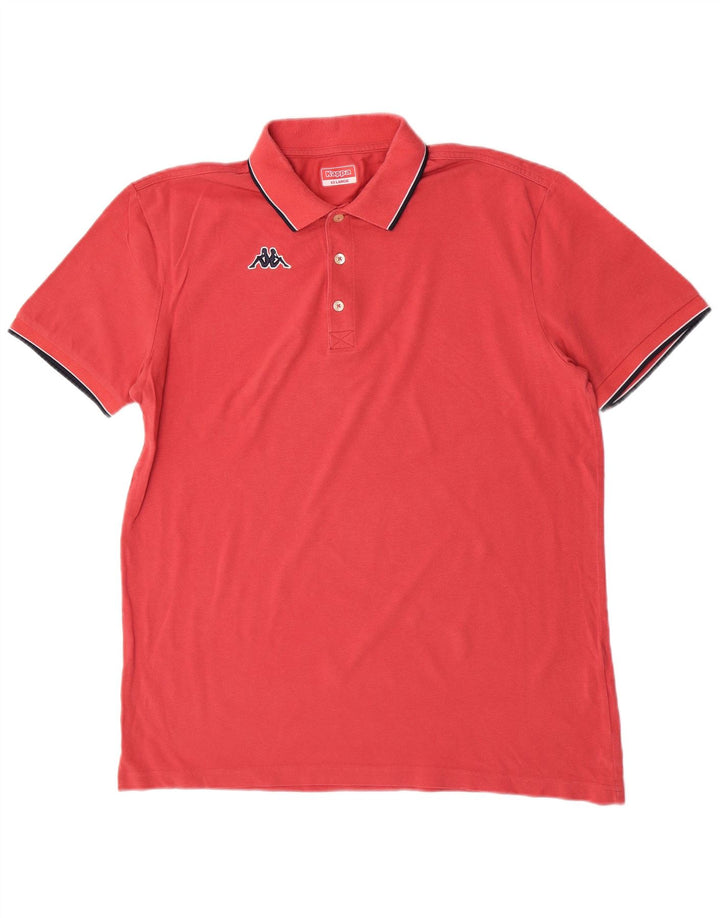 Camisa polo masculina Kappa 2XL algodão rosa
