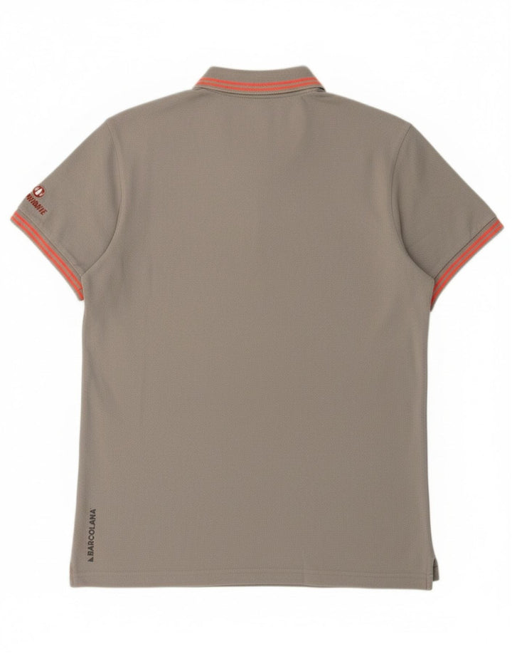 Camisa pólo masculina Murphy & Nye XL cinza algodão