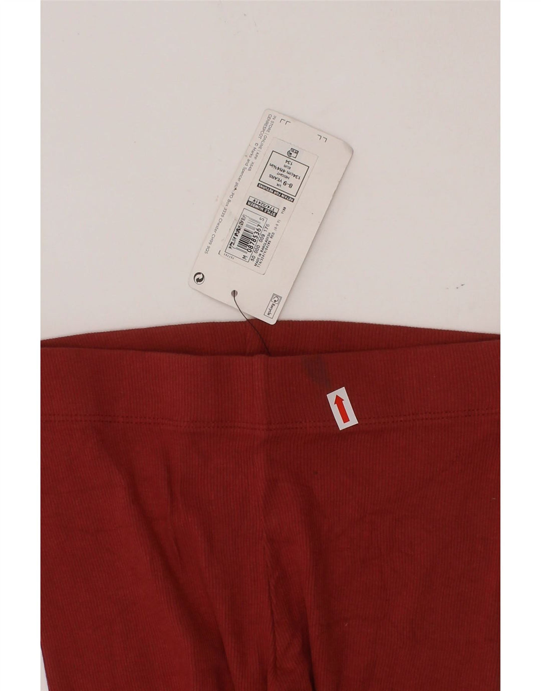 Leggings para meninas MARKS & SPENCER 8-9 anos algodão Borgonha