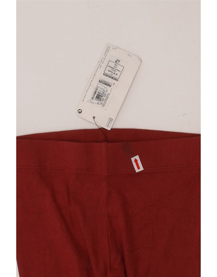 Leggings para meninas MARKS & SPENCER 8-9 anos algodão Borgonha