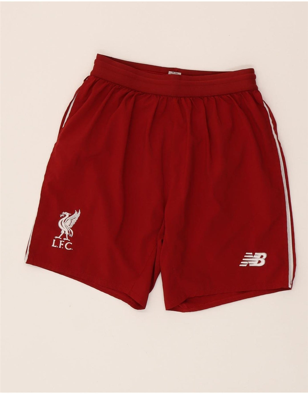 NEW BALANCE Meninos Liverpool Graphic Sport Shorts 12-13 Anos XL Borgonha