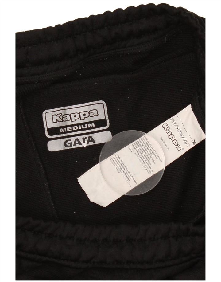 Kappa Mens Gara Bermuda Sport Shorts Médio Preto Poliéster
