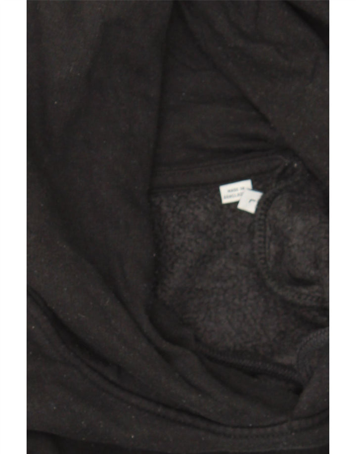 JACK & JONES Mens Graphic Hoodie Jumper Large Black Cotton Vintage Jack & Jones and Second-Hand Jack & Jones from Messina Hembry 