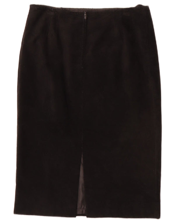 Saia lápis feminina vintage W28 média preta