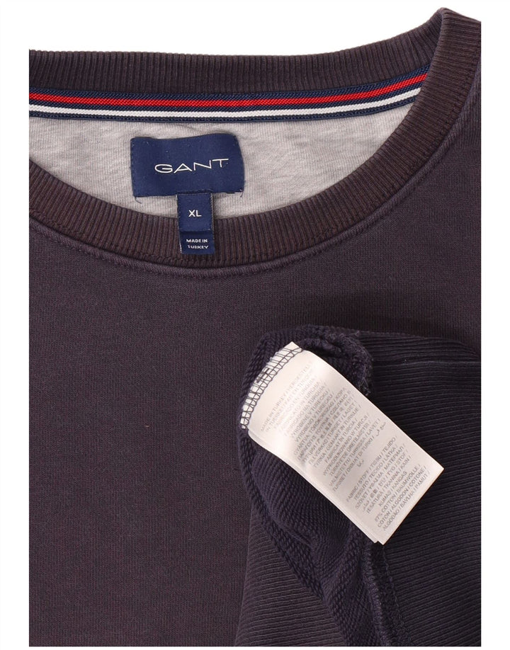GANT moletom masculino Jumper XL azul marinho algodão