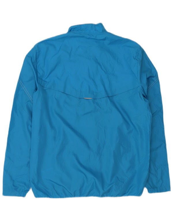 Adidas Mens Treino Top Jaqueta Poliéster Azul Médio