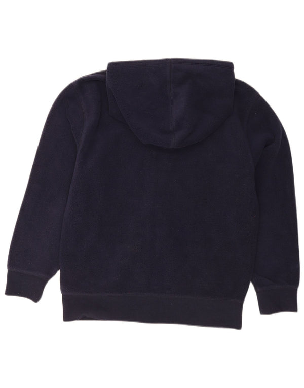Jaqueta de lã com capuz gráfico Gap Boys 12-13 anos 2XL algodão azul marinho