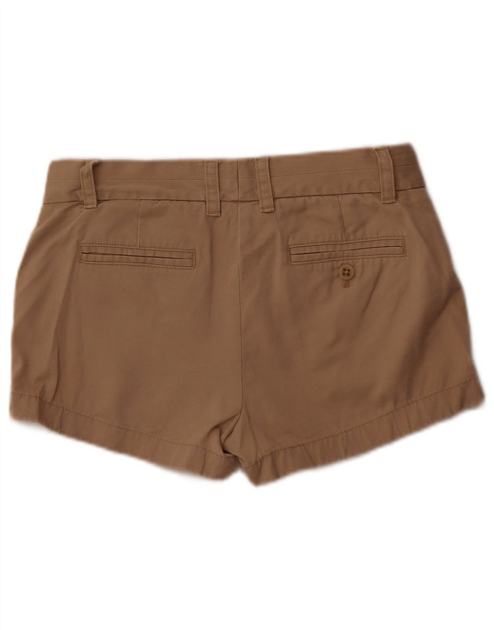 J. CREW Shorts Chino Feminino US 2 XS W30 Algodão Marrom