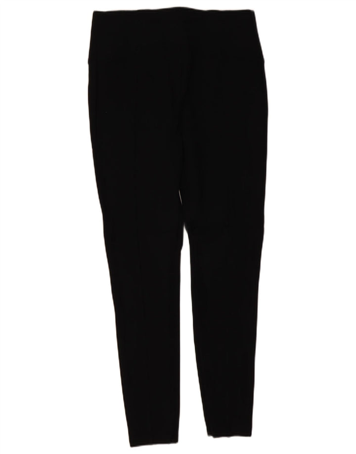 Leggings femininos Marks & Spencer Reino Unido 12 viscose preta média