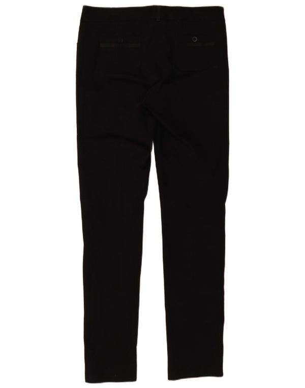 Calça feminina casual justa Marks & Spencer Reino Unido 14 grande W32 L33 preta