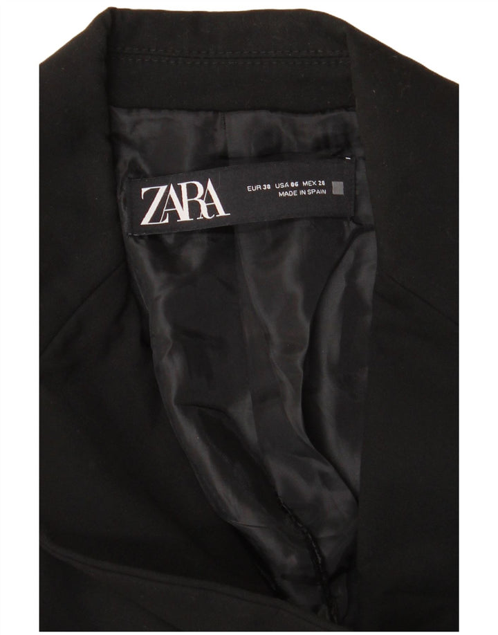 Jaqueta blazer feminina Zara com 1 botão UE 38 pequena preta