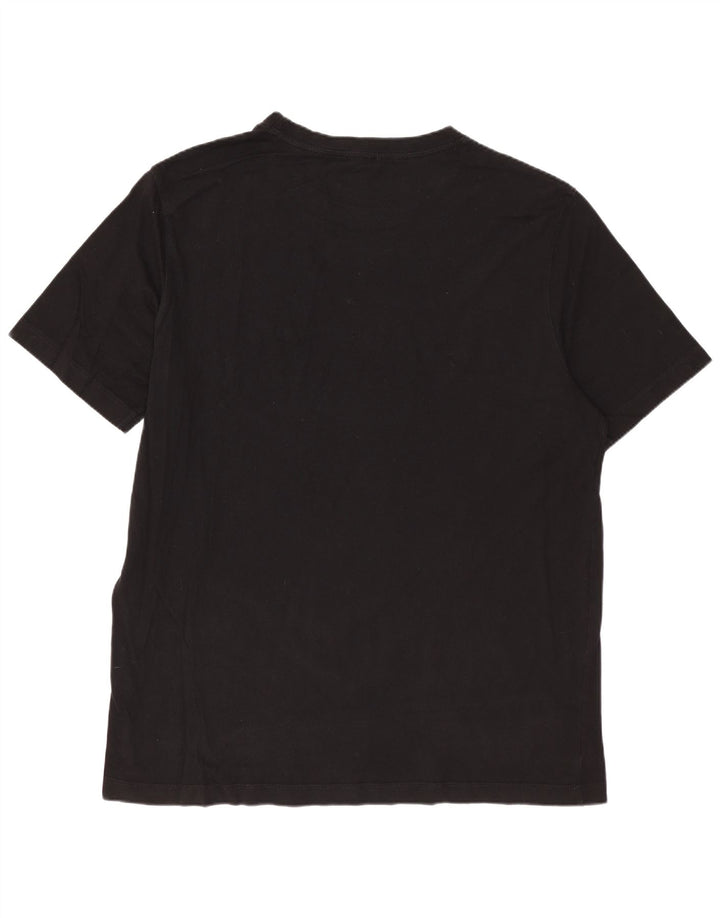 Camiseta masculina ZARA Top XL algodão preto