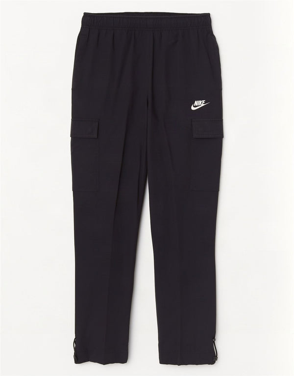 Calça esportiva masculina Nike Cargo pequena azul marinho algodão