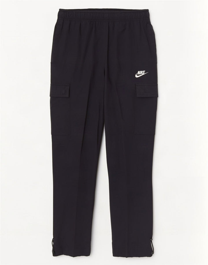 Calça esportiva masculina Nike Cargo pequena azul marinho algodão
