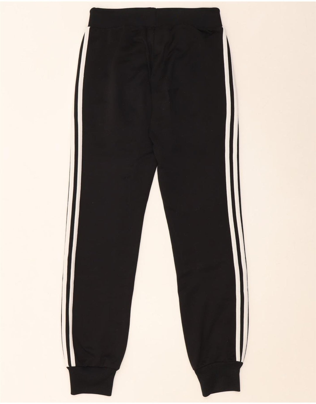 Adidas Womens Tracksuit Calças Joggers UK 8 Pequeno Poliéster Preto