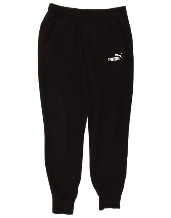 PUMA Mens Calças de treino Joggers Médio Algodão Preto