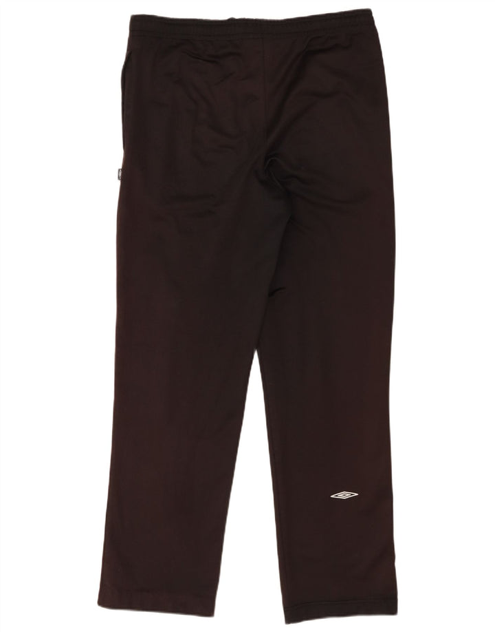 Calça de treino masculina Umbro pequena preta de poliéster