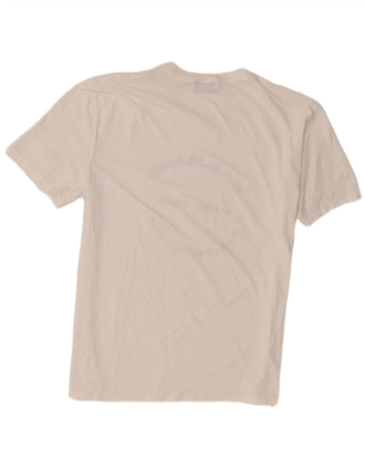 Camiseta gráfica masculina Gas Top Médio Branco