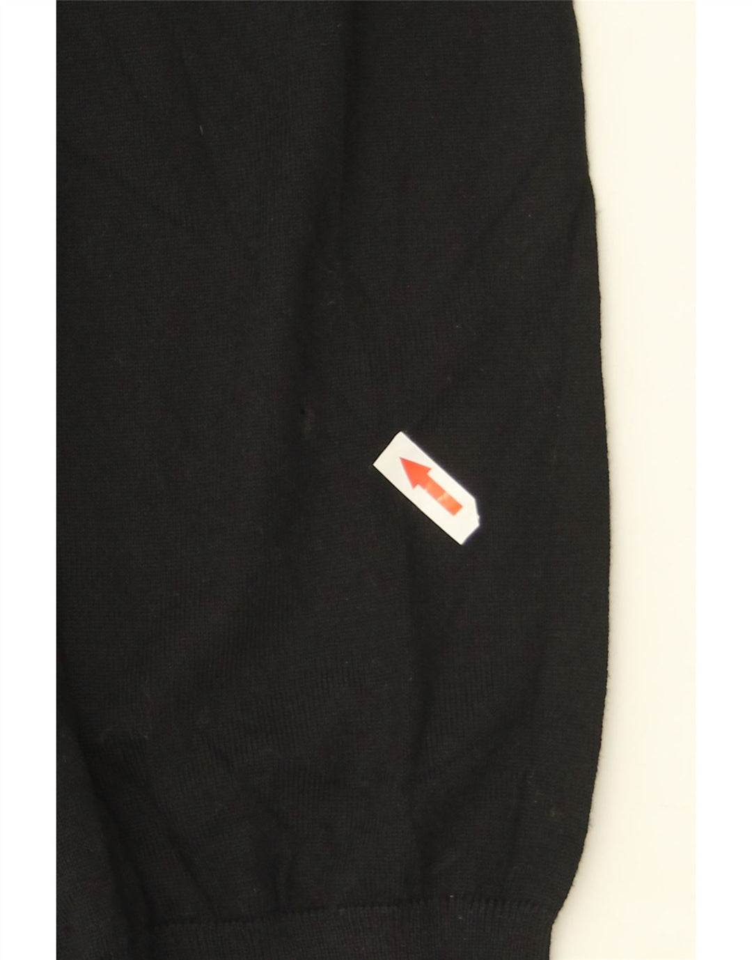 Suéter masculino Marks & Spencer com decote em V 2XL lã merino preta