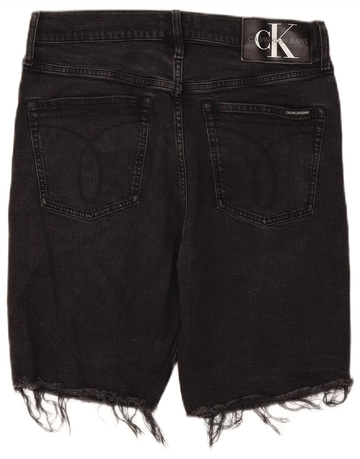 Shorts jeans masculino Calvin Klein W31 médio algodão preto