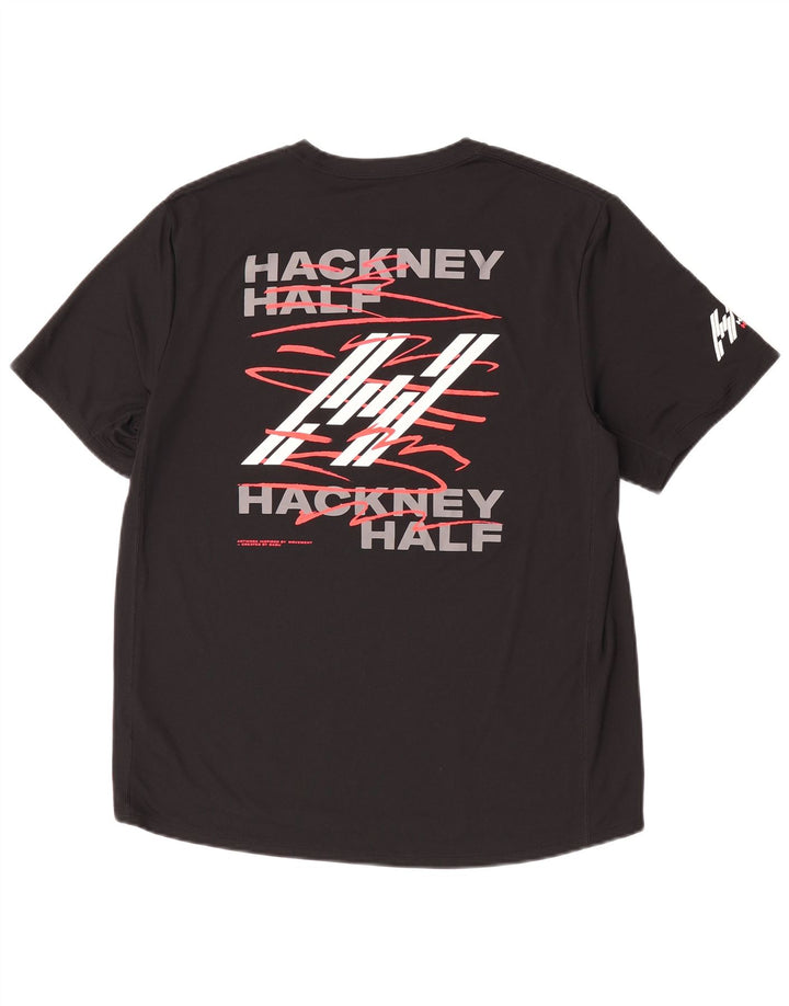 Camiseta Nike Masculina Dri Fit Graphic Top Grande Poliéster Preto