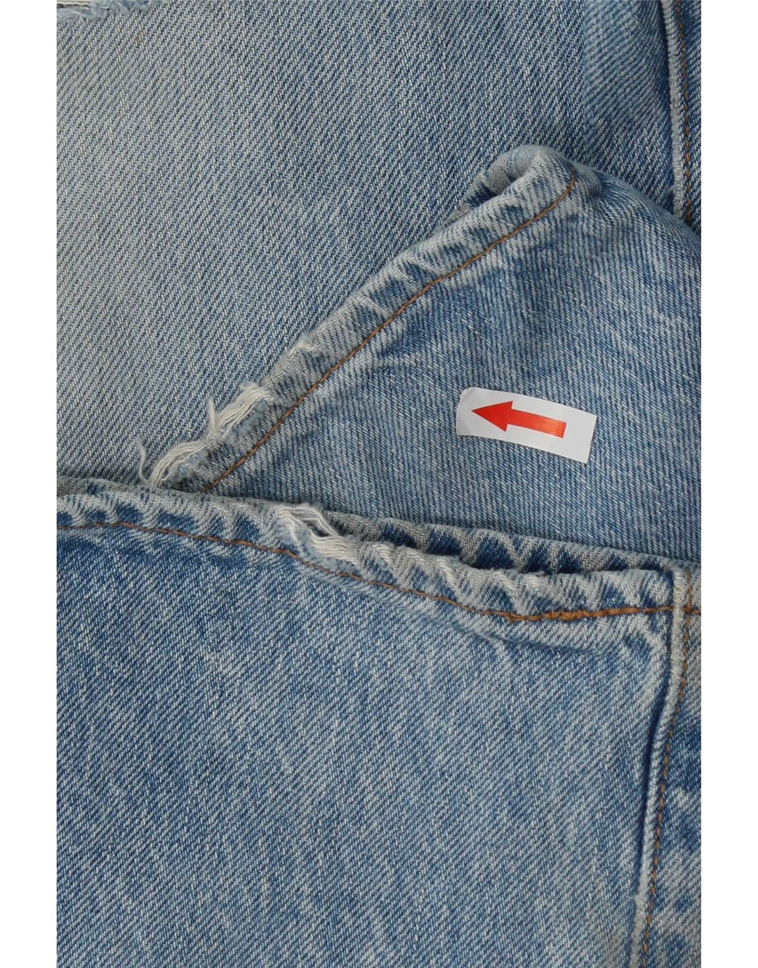 Levi's Mens Distressed Slim Jeans W36 L34 Azul Algodão