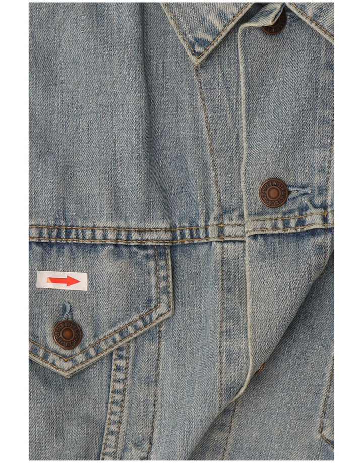 Jaqueta jeans masculina Levi's UK 40 grande azul