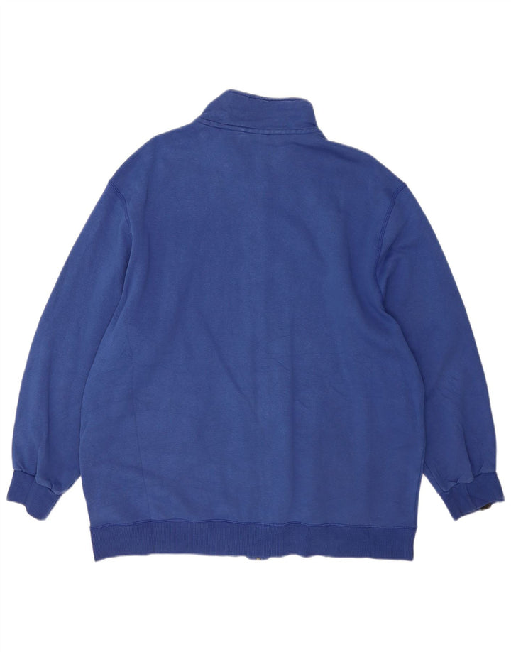 Puma Mens Graphic Tracksuit Top Jaqueta 2XL Algodão Azul