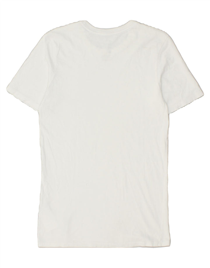 NIKE Mens Athletic Cut Graphic T-Shirt Top XS White Cotton Vintage Nike and Second-Hand Nike from Messina Hembry 