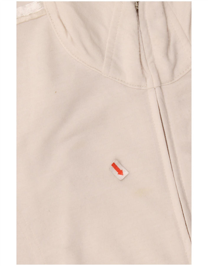 CHAMPION Jaqueta feminina de treino Easy Fit UK 16 grande poliéster branco