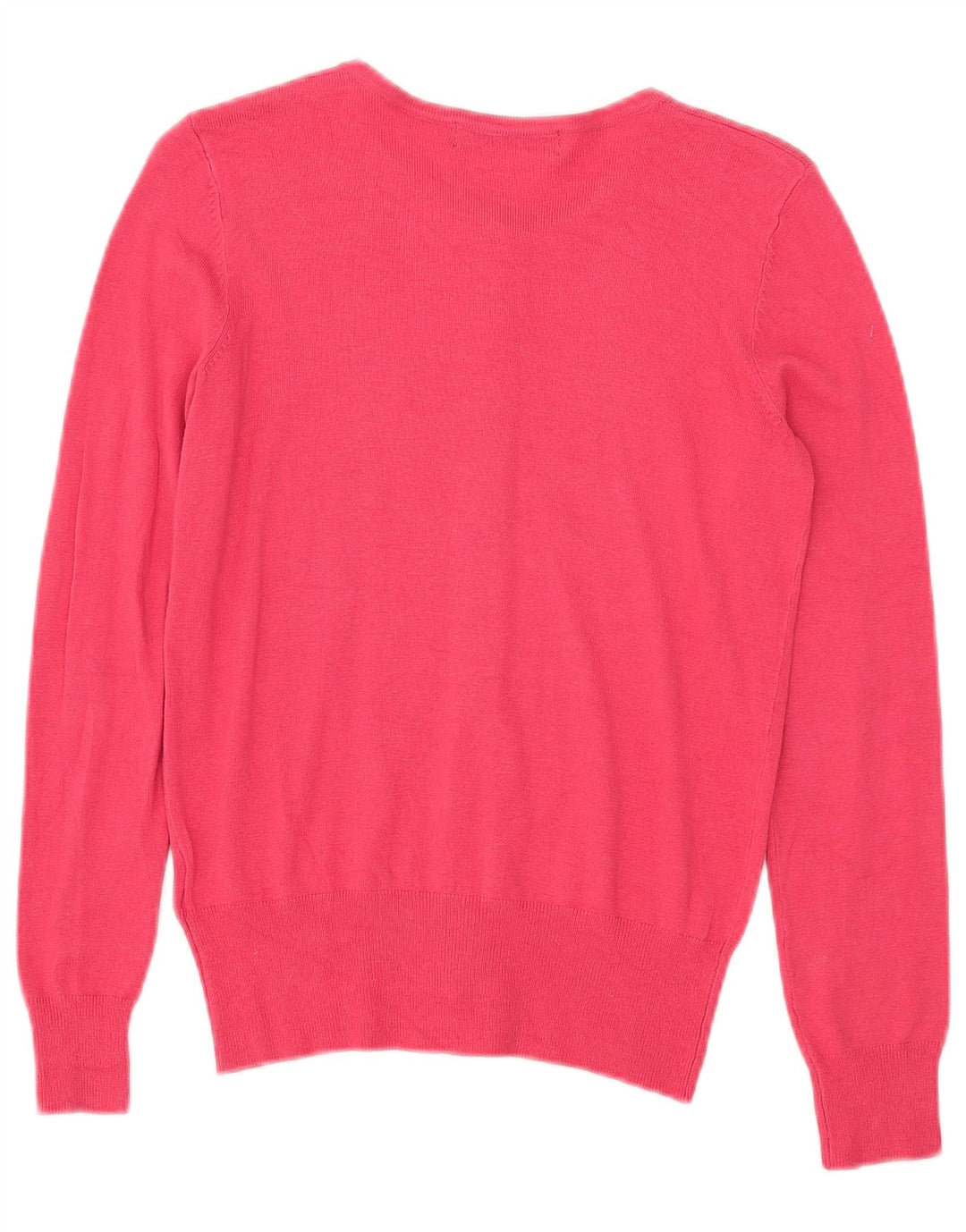 Suéter cardigã feminino Marks & Spencer UK 8 pequeno viscose rosa
