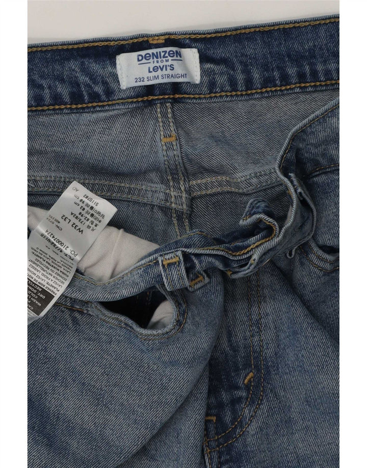 Calça jeans masculina Levi's Denizen Slim Straight W32 L32 azul algodão