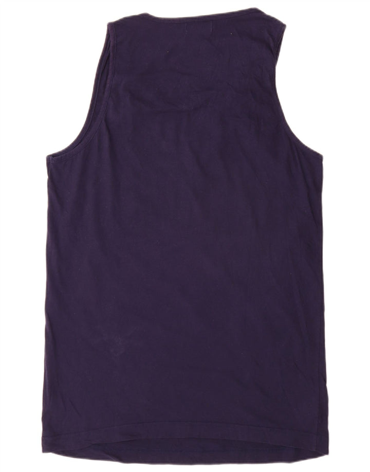 Top colete masculino Kappa 2XL algodão azul marinho