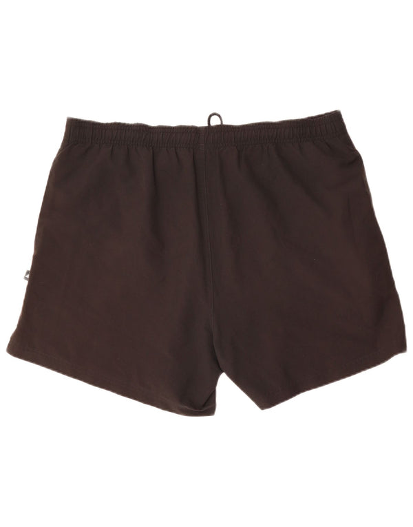 Shorts esportivos masculinos Adidas grande poliéster preto