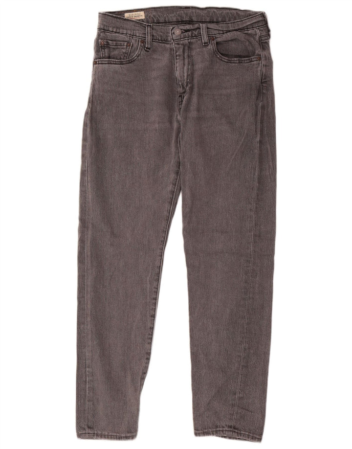 Calça jeans masculina Levi's 512 Slim Tapered W30 L30 cinza algodão