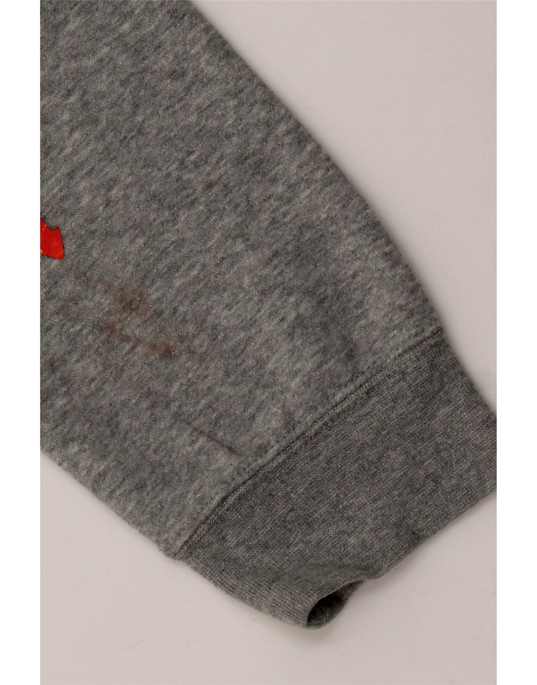 Jumper com capuz masculino Nike grande algodão manchado cinza