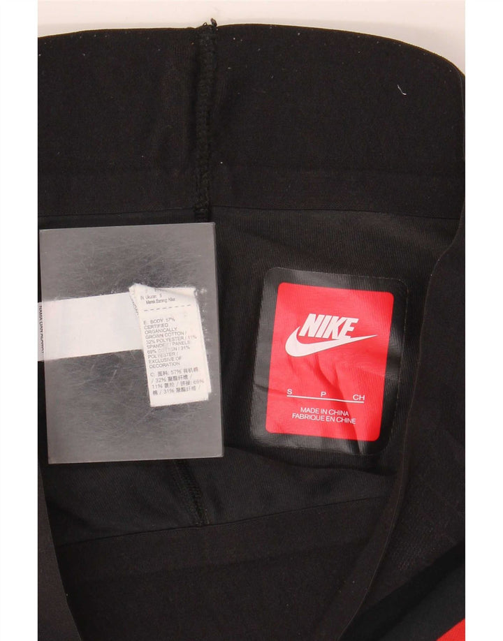 Leggings Nike Femininas UK 10 Pequenas Pretas Colorblock Algodão