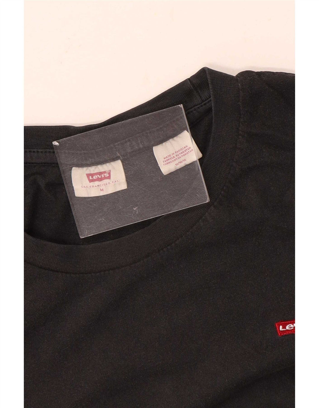 Camiseta masculina Levi's Top Médio Preto