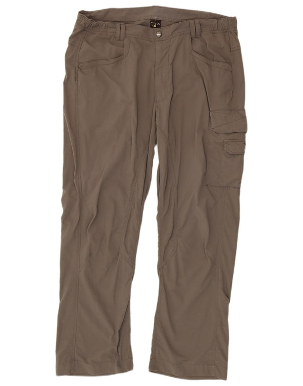 Calça cargo reta masculina SALEWA EU 54 2XL W42 L29 cinza