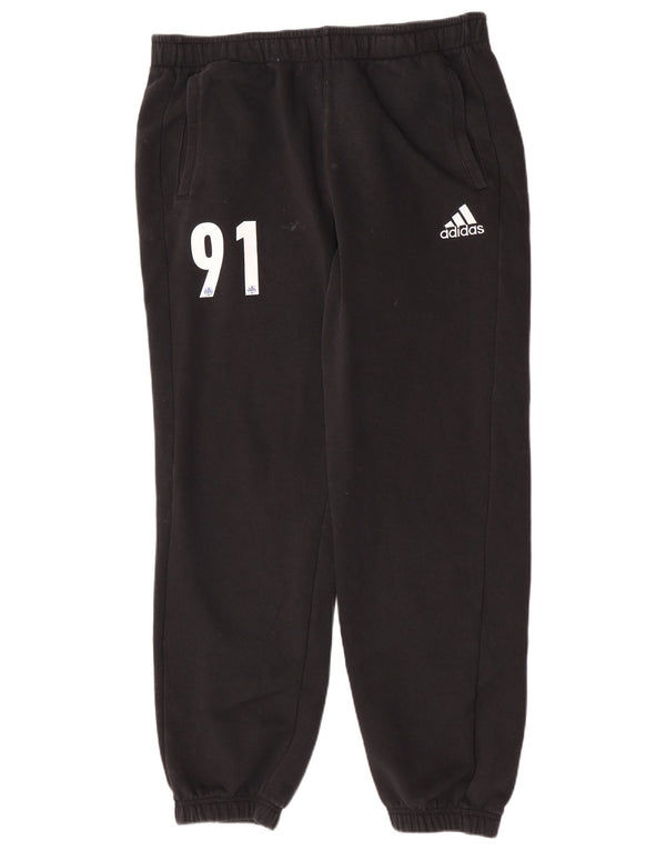 Adidas Mens Graphic Calças de treino Joggers XL algodão preto