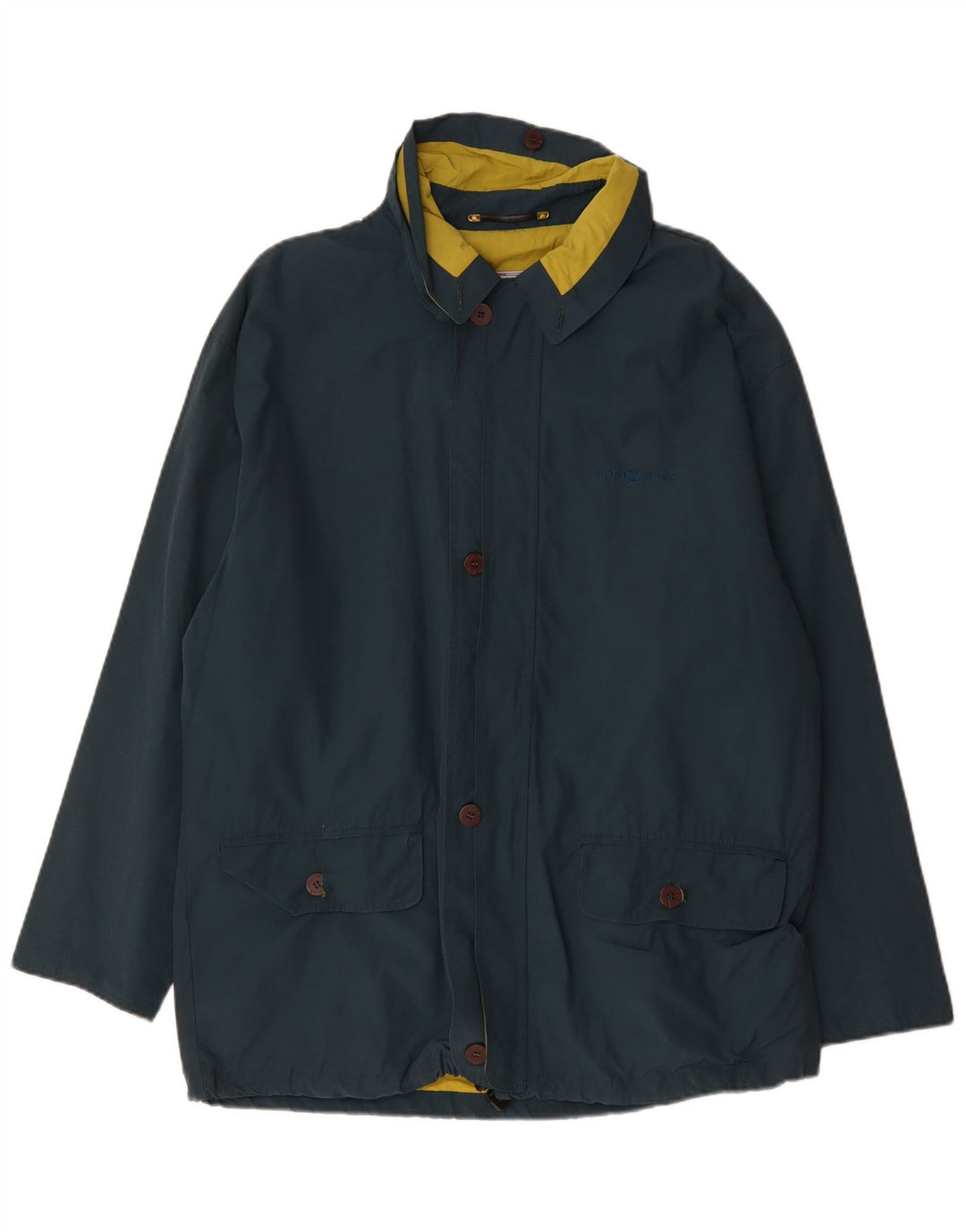 Jaqueta utilitária masculina Marina Yachting IT 54 2XL algodão verde