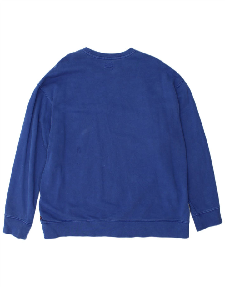 Levi's Mens Relaxed Graphic Moletom Jumper XL Azul Algodão