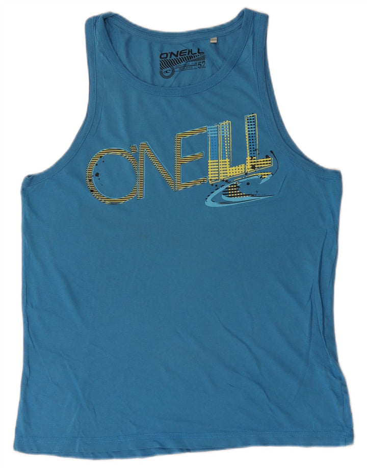 O'Neill Mens Regular Fit Graphic Vest Top Médio Algodão Azul
