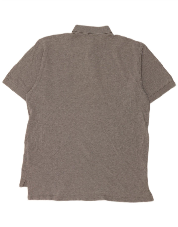 Camisa pólo masculina Gant XL cinza algodão