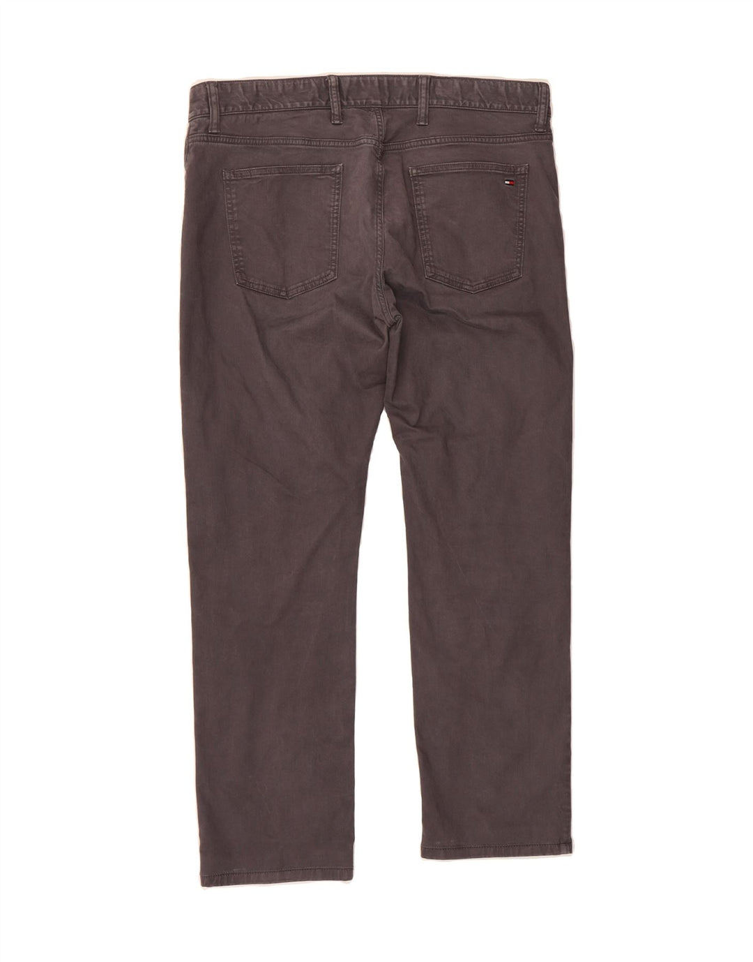 TOMMY HILFIGER Mens Straight Casual Trousers W36 L32 Grey Cotton Vintage Tommy Hilfiger and Second-Hand Tommy Hilfiger from Messina Hembry 