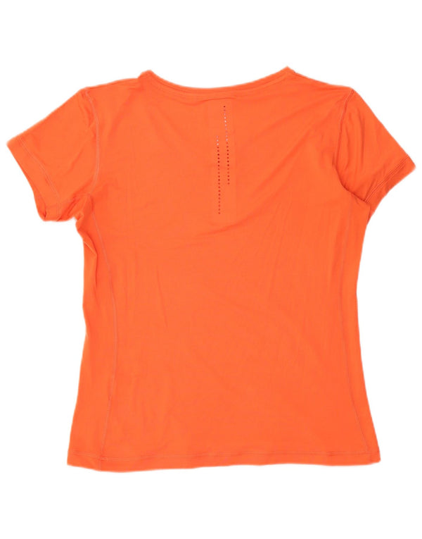 Camiseta Nike Feminina Dri Fit Graphic Top UK 14 Grande Laranja