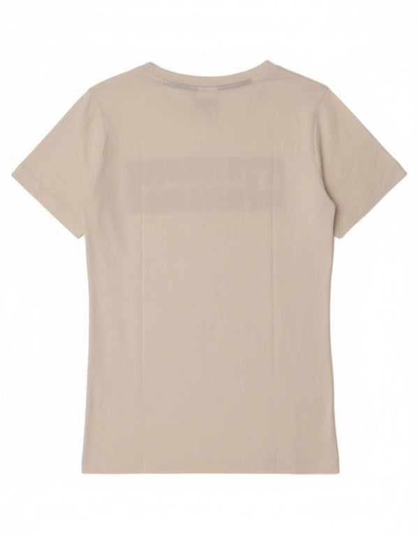 Champion Womens Short Sleeve Graphic T-Shirt Top UK 14 Large White Sports